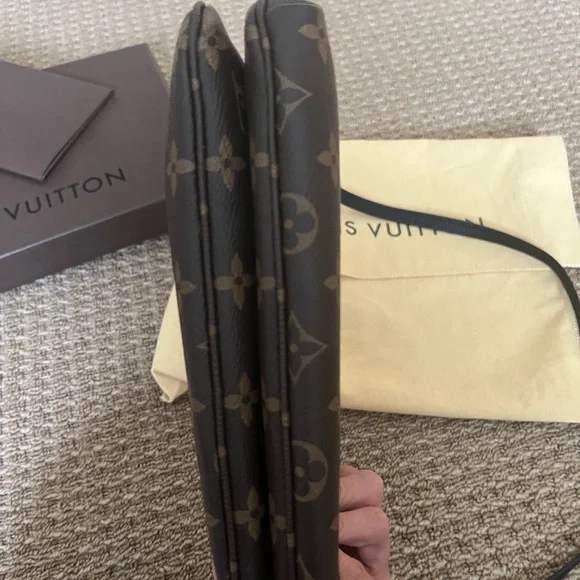 Louis Vuitton twice twinset monogram noir black crossbody - Picture 7 of 8